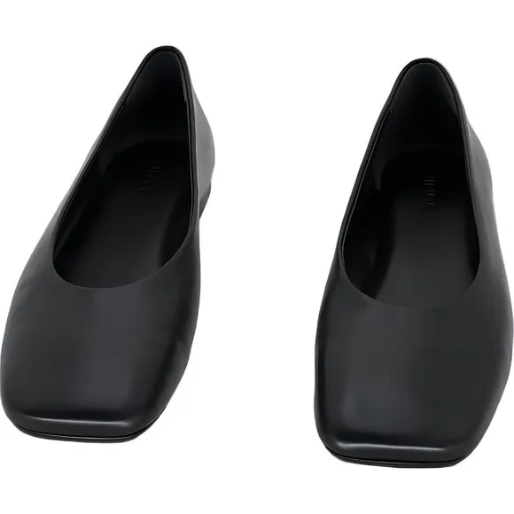 Vince Leah Ballerina Flats - Women's Shoes Size 6.5 in Black