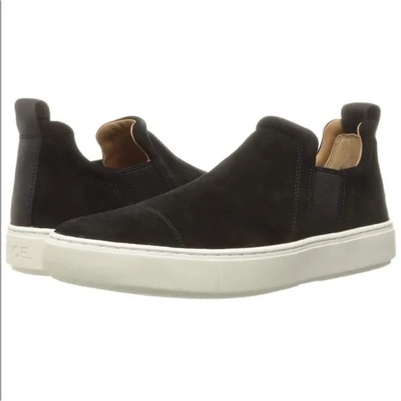 Vince Lucio Suede Slip-On Unisex Sneaker