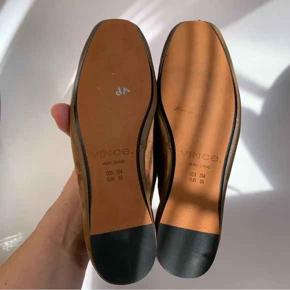 Vince Paz Suede Slip On Loafers brown umbra