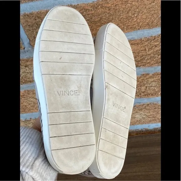 Vince Preston Snake Embossed Slip-OnSneakers 7.5