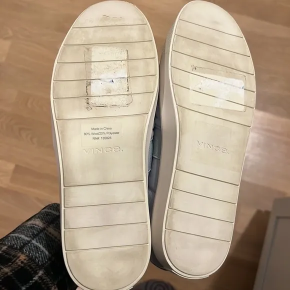 Vince Quilted Slip On Sneakers 8.5