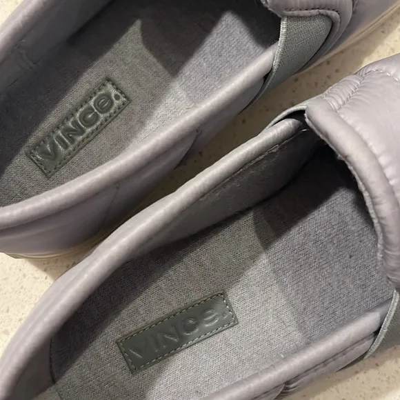Vince Quilted Slip On Sneakers 8.5