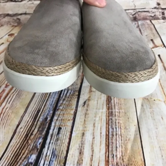 Vince Suede Slip On Espadrilles