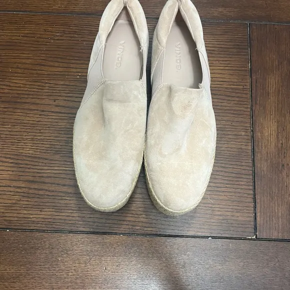VINCE Wilden espadrilles‎ platform slip on suede sneakers New 6