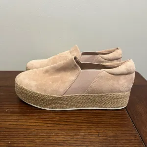 VINCE Wilden espadrilles‎ platform slip on suede sneakers New 6