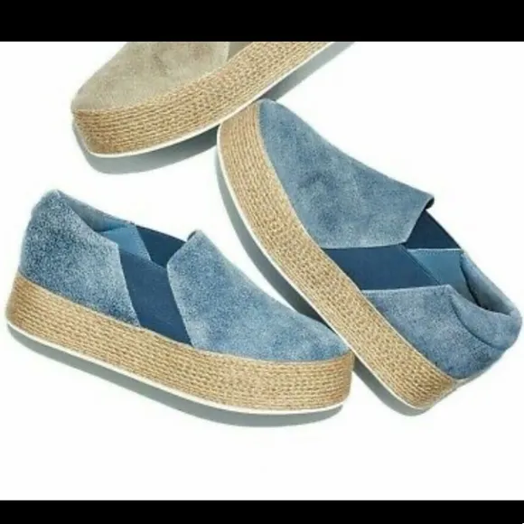 Vince Wilden Slip-on Leather Espadrille sz 8.5