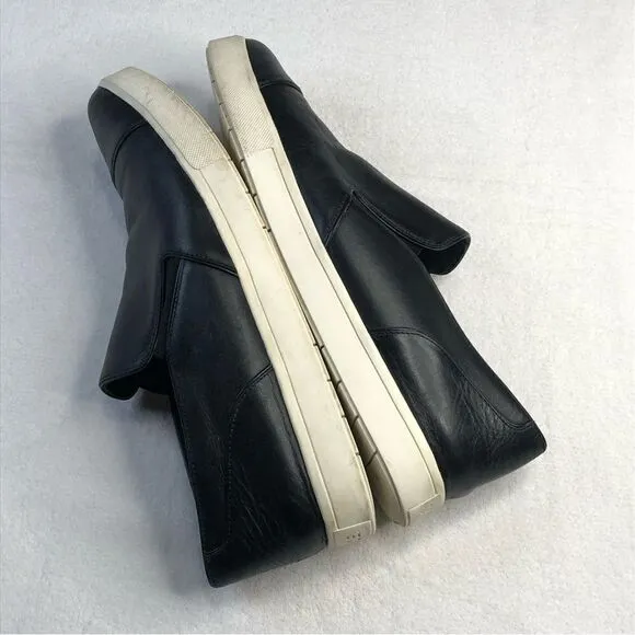 VINCE LEATHER SNEAKERS PAEYRE SLIP-ON