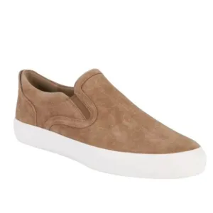 Vince Tan Fairfax Suede Slip On Sneakers Size 9.5 MSRP 225.00