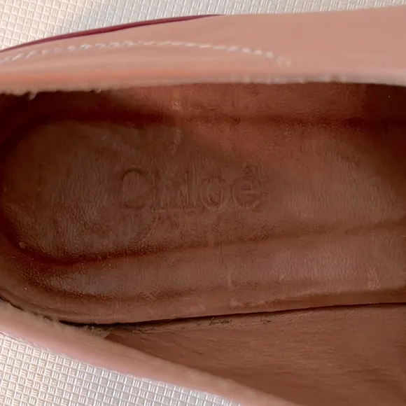 Vintage Chloe Leather Oxford Flats