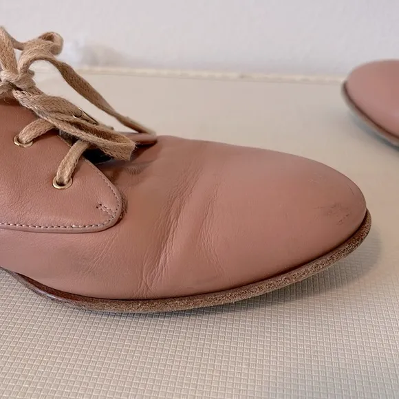 Vintage Chloe Leather Oxford Flats