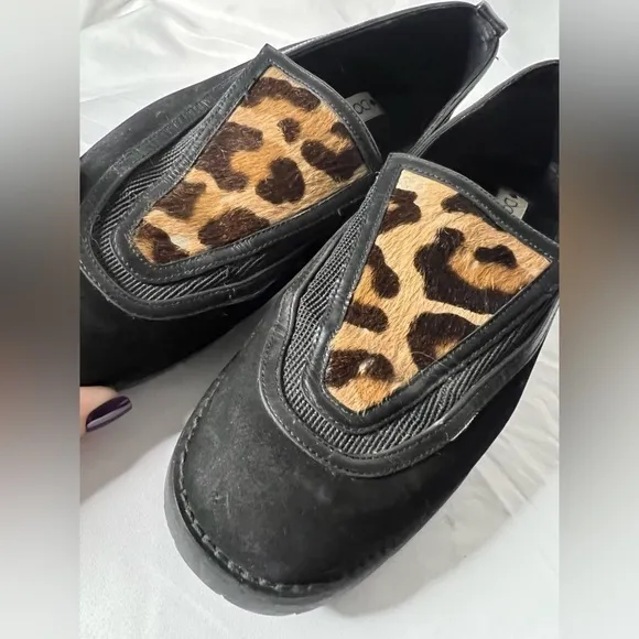 Vintage Donald J Pliner Calf Hair Cheetah Loafers