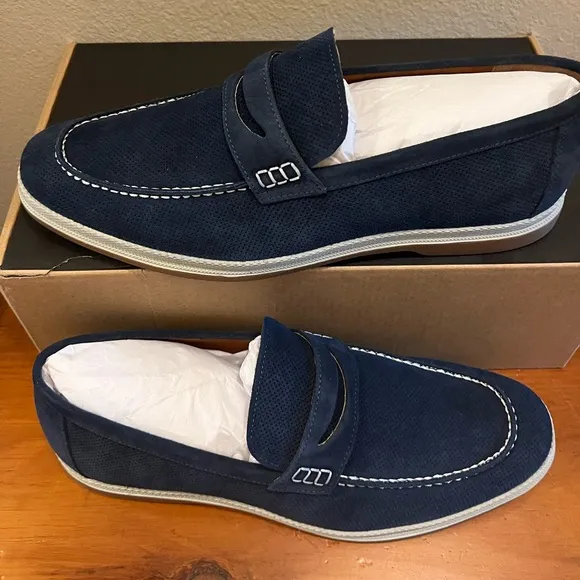 Vintage Foundry Co. Menahan Suede Casual Slip-On Loafers-Size 11