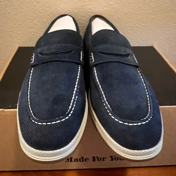Vintage Foundry Co. Menahan Suede Casual Slip-On Loafers-Size 11