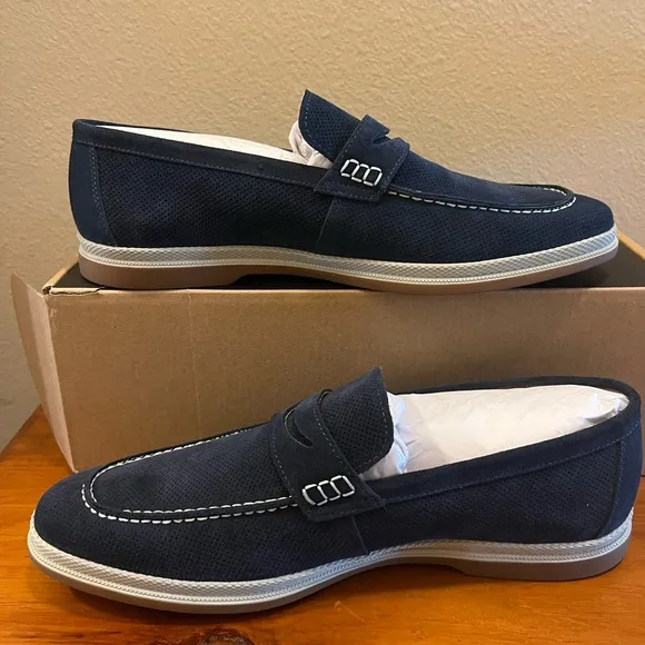 Vintage Foundry Co. Menahan Suede Casual Slip-On Loafers-Size 11
