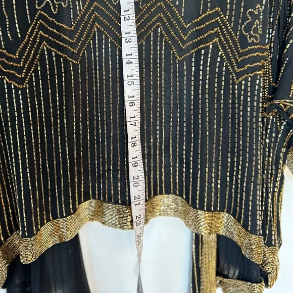 VINTAGE GEM!! Gold beaded jacket