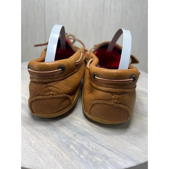 Vintage LL Bean Womens 10 USA Handmade Leather Moose Hide Moccasins Loafers
