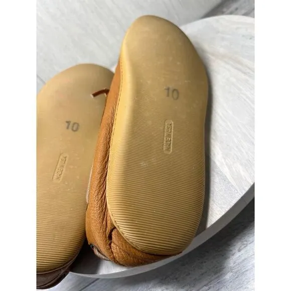 Vintage LL Bean Womens 10 USA Handmade Leather Moose Hide Moccasins Loafers
