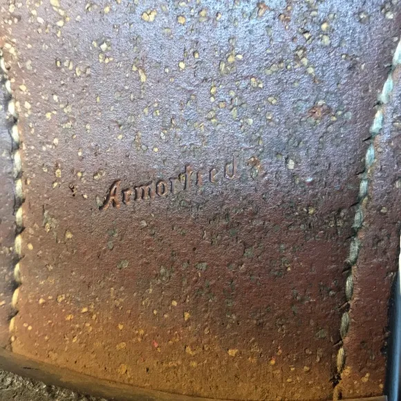 VINTAGE MENS LEATHER &amp; SHEARLING LINED BOOTS