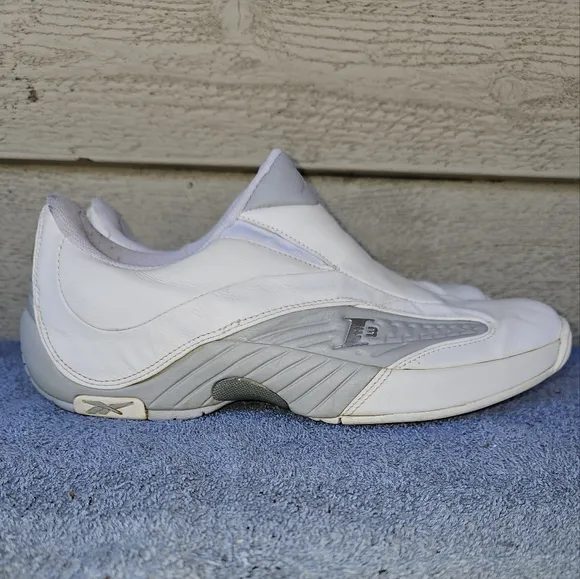 Vintage Reebok MVP Collection i3 Allen Iverson Leather Slip On Sneakers Men's 13