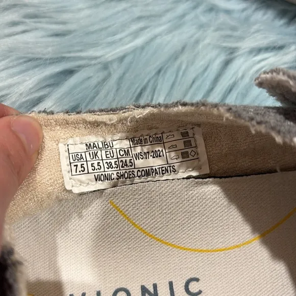 Vionic Beach Malibu Slip On Sneakers Grey Women's
