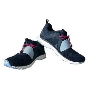 Vionic Berlin Bungee Lace Supportive Sneaker Shoe Women’s Size 7.5 Navy Blue
