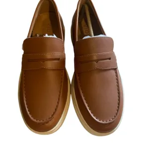 Vionic Brown Leather Loafers