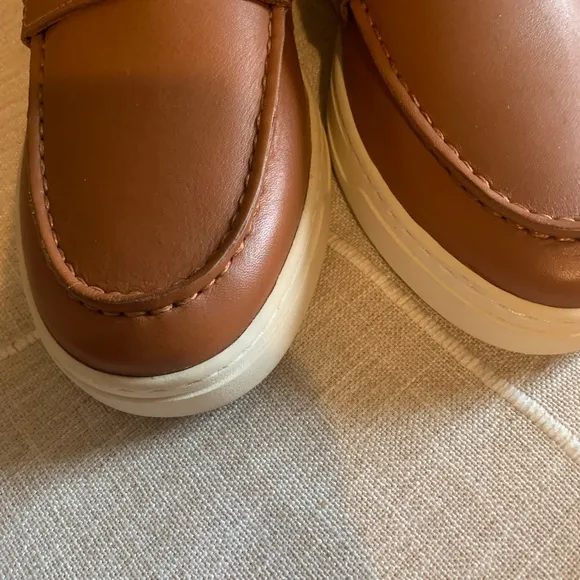 Vionic Brown Leather Loafers