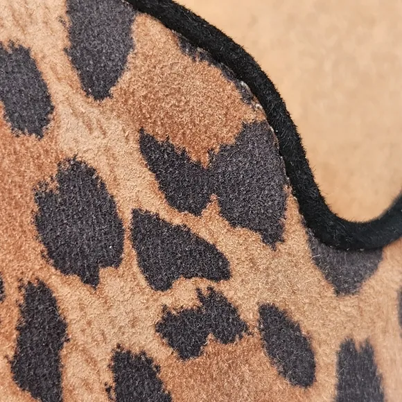 Vionic flats 6 tan leather loafers Willa II animal leopard print arch new $130
