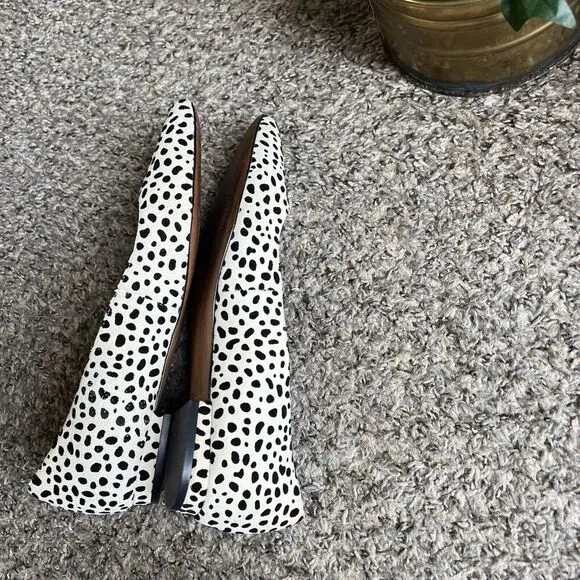 Vionic Lena Spot Flats Shoe Size 7.5 Pointed Toe Comfort Slip on Cheetah