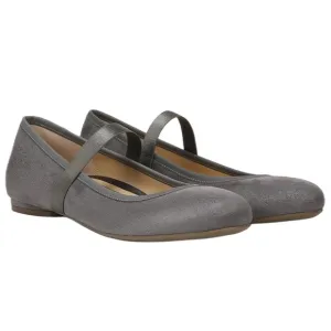 VIONIC NWT 10 Joseline Mary Jane Flats in Pewter Shimmer • Gray Shimmer Shoes