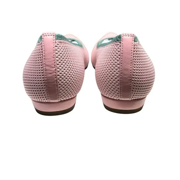 Vionic NWT Dahlia Knit Ballet Skimmer Flats Size 6 Cameo Pink Ballerina Comfort