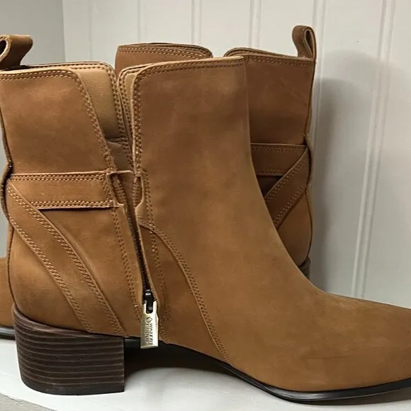 Vionic Sienna Women's Comfort Ankle Boot Toffee Wp Nubuck - 11 Medium