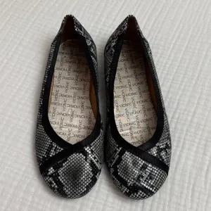 Vionic Spark Caroll Ballet Flats - Snakeskin Print Size 6.5 Comfort Casual