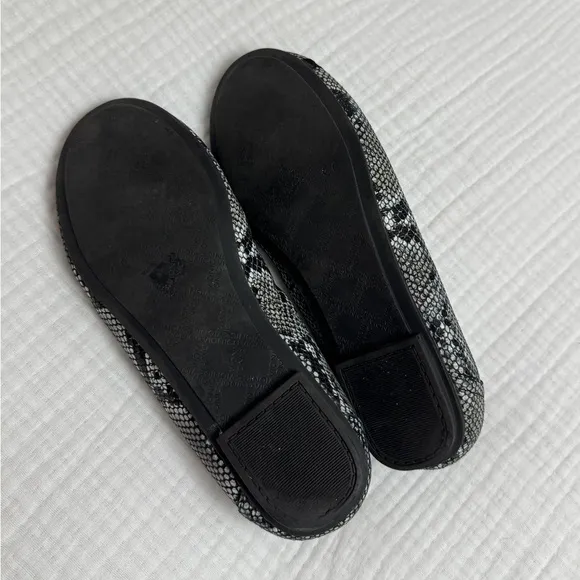Vionic Spark Caroll Ballet Flats - Snakeskin Print Size 6.5 Comfort Casual