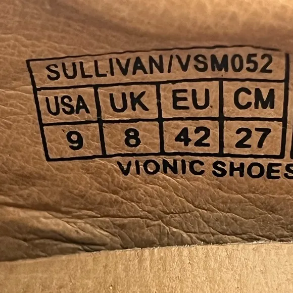 Vionic Sullivan leather comfort loafers 9