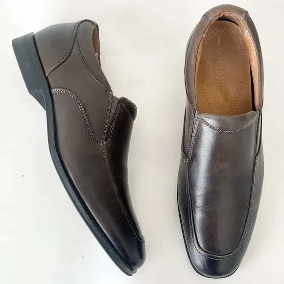 Vionic Sullivan leather comfort loafers 9