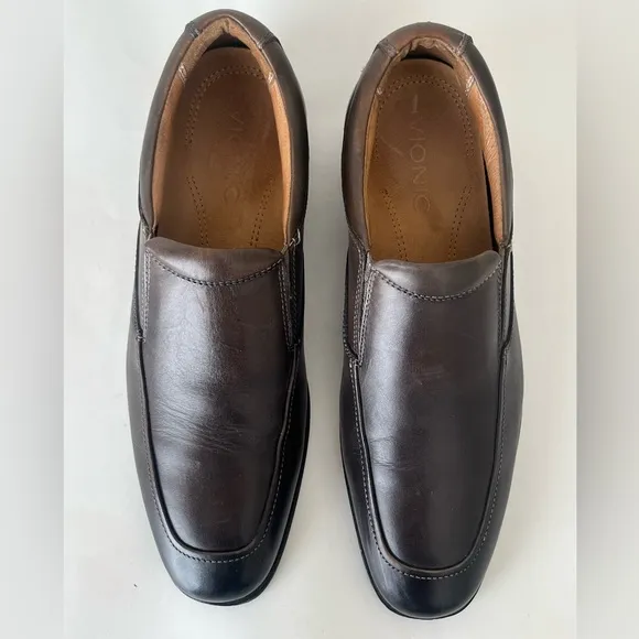 Vionic Sullivan leather comfort loafers 9