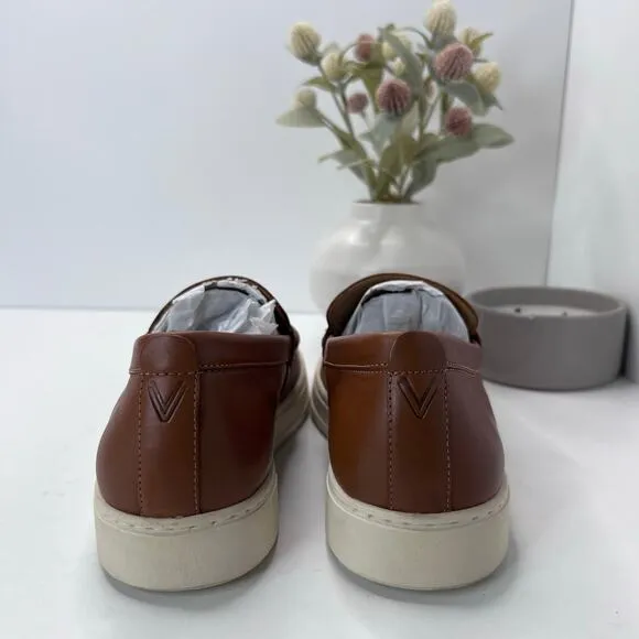 Vionic Thompson Slip-on Penny Loafers Casual Comfort Shoe Brown Men 9 Wide NWOB