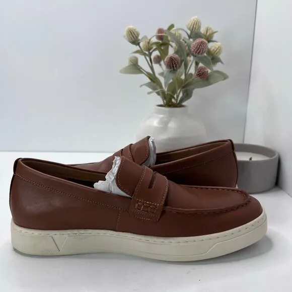 Vionic Thompson Slip-on Penny Loafers Casual Comfort Shoe Brown Men 9 Wide NWOB