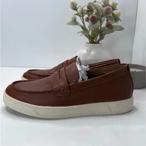 Vionic Thompson Slip-on Penny Loafers Casual Comfort Shoe Brown Men 9 Wide NWOB