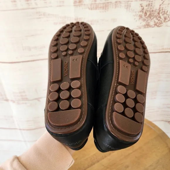 Vionic Virginia Leather Flats Loafers