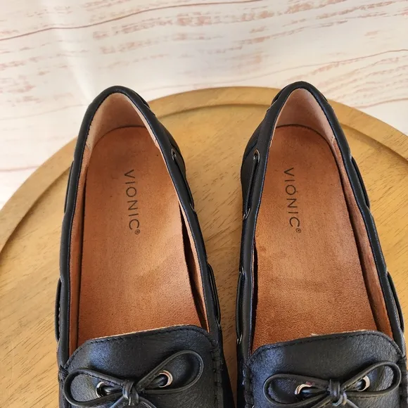 Vionic Virginia Leather Flats Loafers