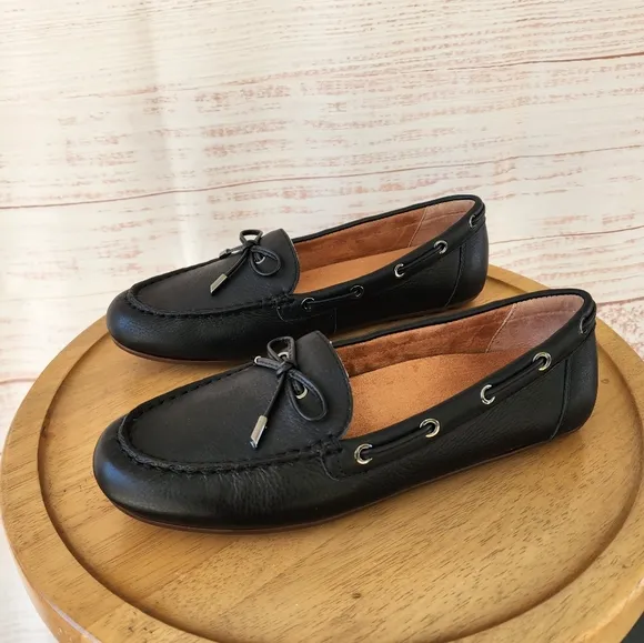 Vionic Virginia Leather Flats Loafers