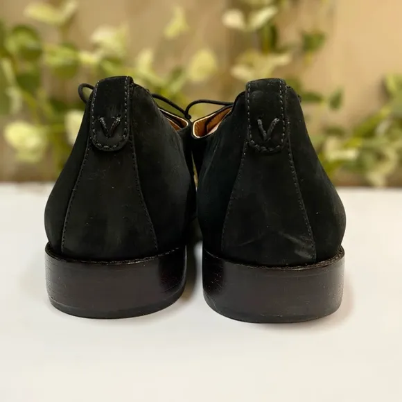 Vionic Weslyn Black Oxford Loafers Suede Leather Women’s Size 11