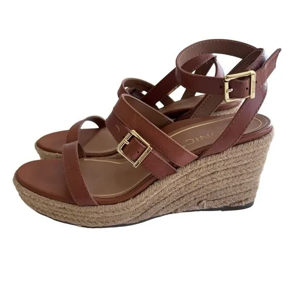 Vionic Womens Capri Sabrina Tan Espadrilles Size 6.5