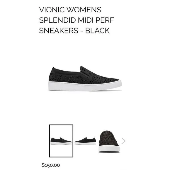 Vionic Midi Perf Slip-On Sneakers