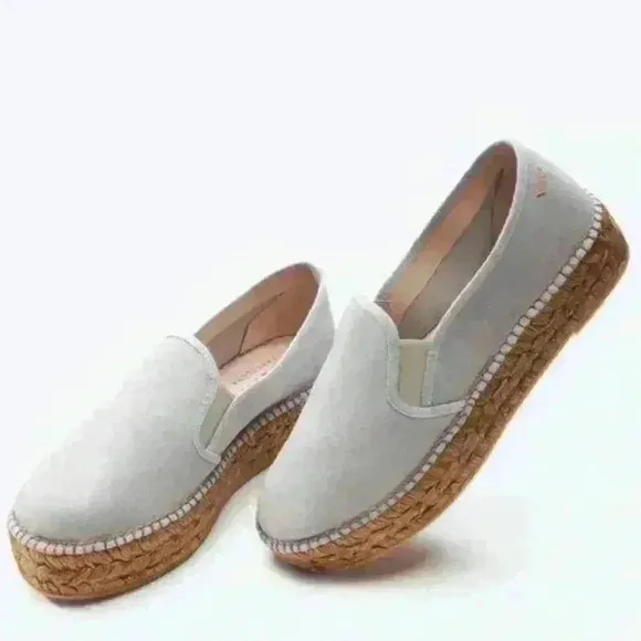 Viscata Barcelona Castell Canvas Espadrille Platforms