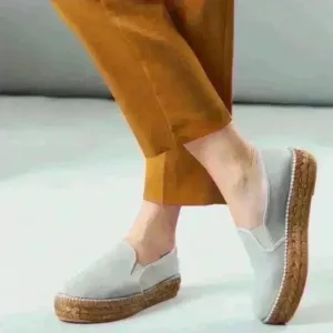 Viscata Barcelona Castell Canvas Espadrille Platforms