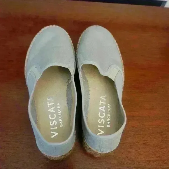 Viscata Barcelona Castell Canvas Espadrille Platforms