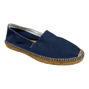 Viscata Barceloneta Canvas Espadrille Flats | Size 11 | Navy
